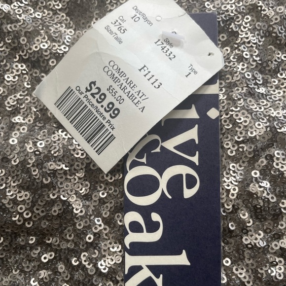 Women’s Mini Skirt, Grey, Sequin, size S, new never worn , Olive and Oak - Picture 3 of 5